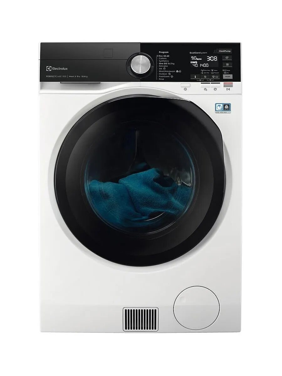 Стирально-сушильная машина Electrolux EW9W161BC, белый 10 кг