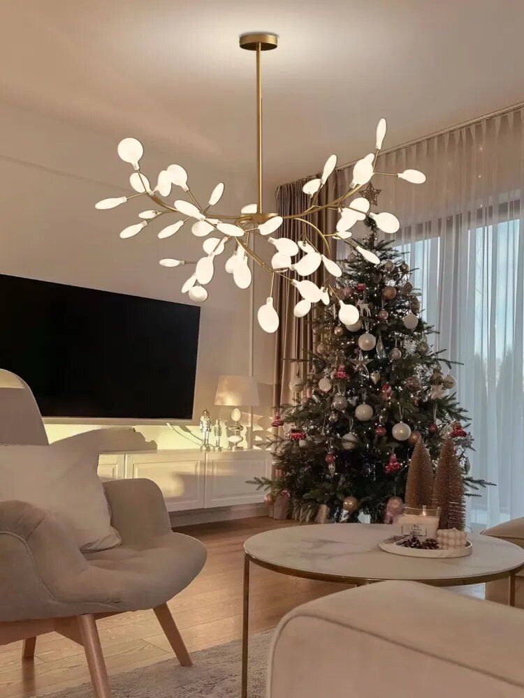 Люстра потолочная в гостиную "Summer Garden", 45 LED ламп, мощность 135Вт — фото 1