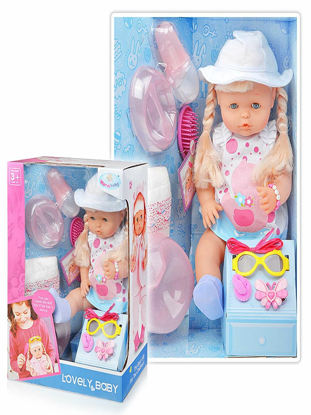 Игрушка Полесье "Беби Бон" "кукла, от 3 лет, интерактивная, 35см — фото 1