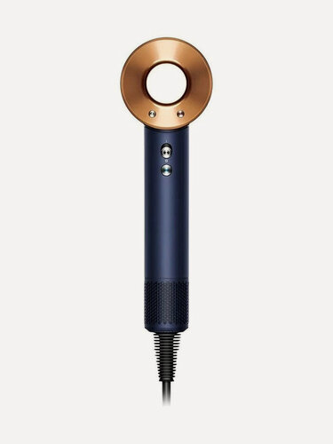 Изображение товара Фен Dyson HD07 Prussian Blue/Copper 113312-01, 1600 Вт, 4 режима, 3 скорости, диффузор, синий/медь