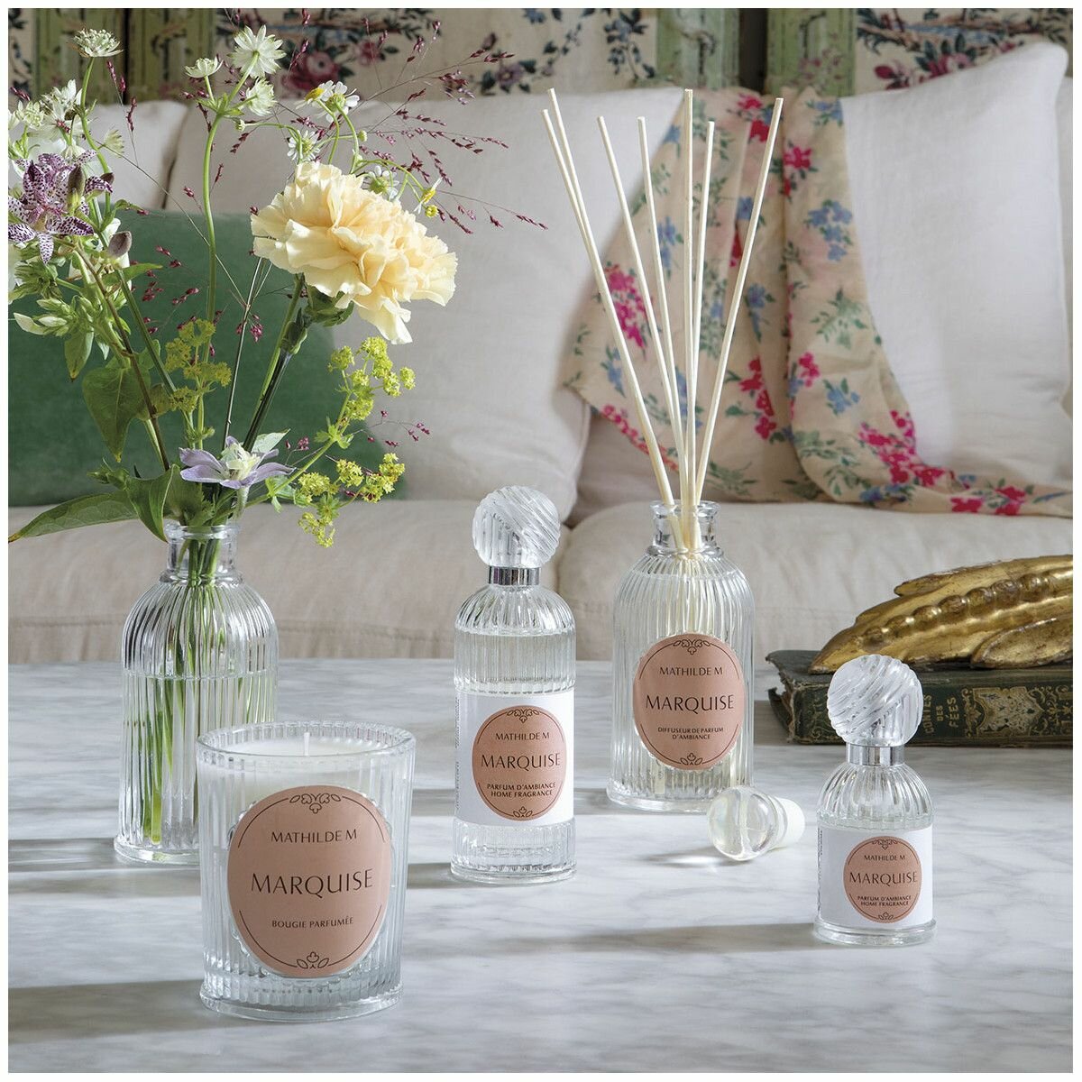 Ароматическая свеча Mathilde M Маркиза (Marquise), 145 гр — фото 1