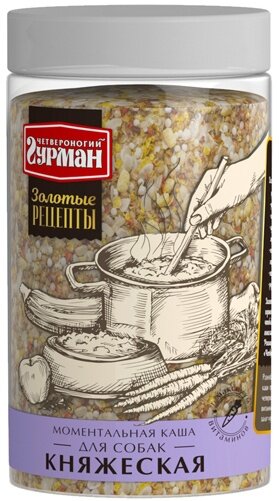 Четвероногий Гурман Каша для собак Золотые Рецепты. Княжеская 102103004 0300 кг 54696 (5 шт)