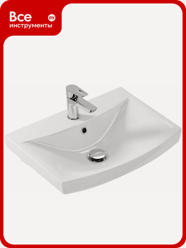 Изображение товара Умывальник Cersanit с 1 отверстием CARINA 55 S-UM-CAR55/1-w