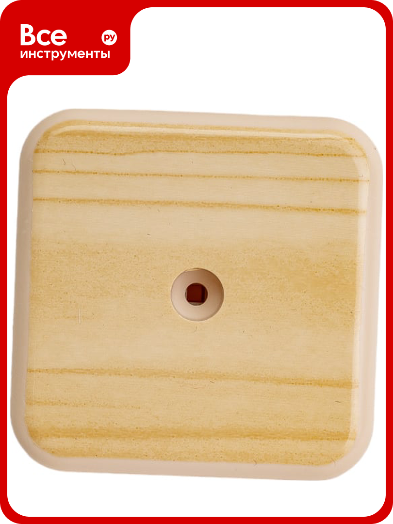 Распаячная коробка IEK км41205-04 для о/п 50x50x20мм сосна UKO10-050-050-020-K34-E