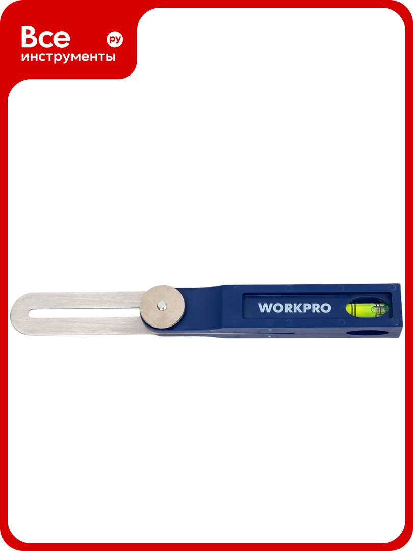 Малка-угломер WORKPRO 200 мм пластиковая ручка WP264005