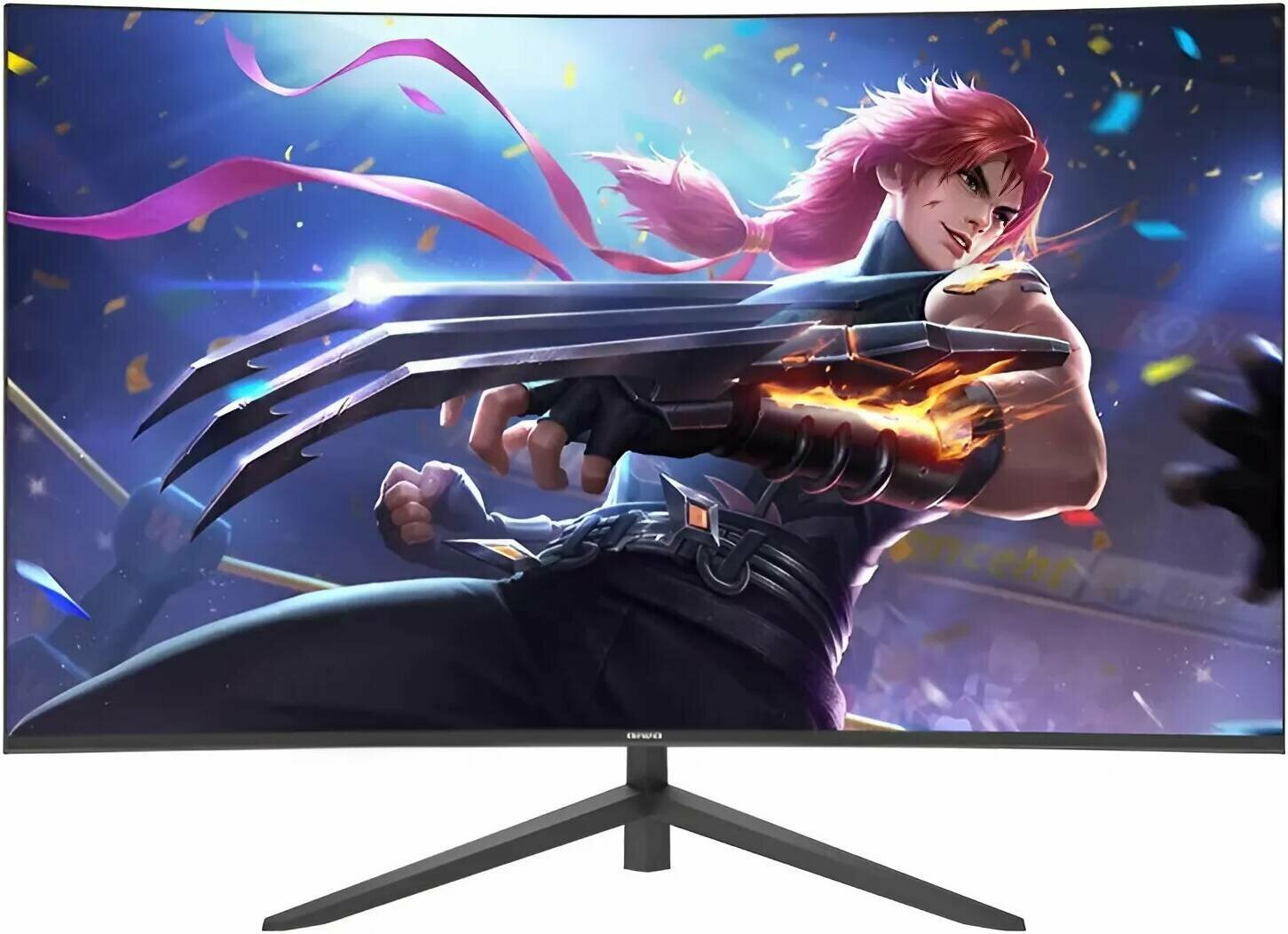 Монитор AIWA MD270K-V, изогнутый экран, 27", 1500R, 180 Гц, Full HD