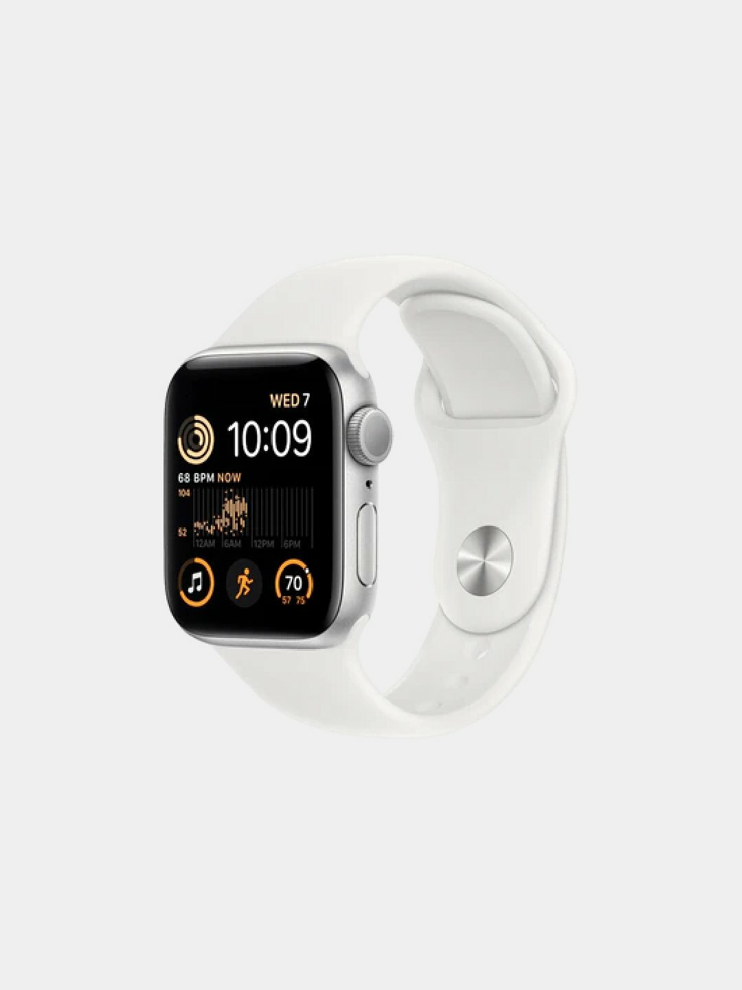 Умные часы Apple Watch SE 44мм, 296 мАч, Wi-Fi, Bluetooth 5.3, GPS (в GPS + Cellular модели – поддержка LTE)