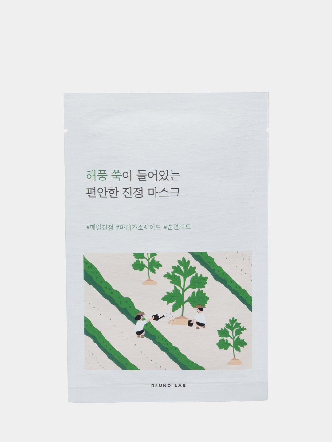 Успокаивающая маска Round Lab "Mugwort Calming Mask", успокаивающее и противовоспалительное действие