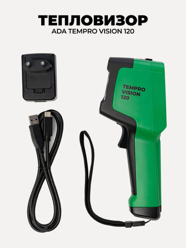 Изображение товара Тепловизор ADA TemPro VISION 120, (матрица ИК 120х90; -20~400°C; 2,4' LCD; IP-54)