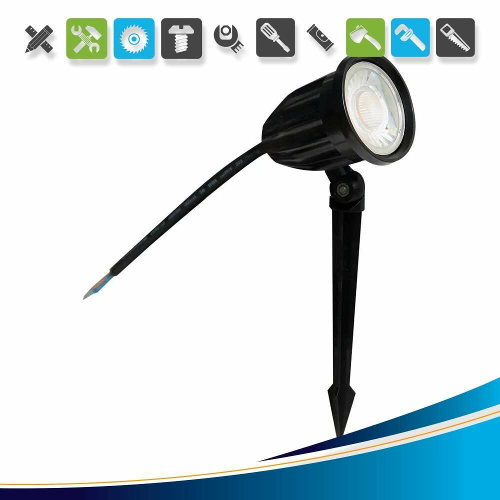 Светильник встраиваемый светодиодный уличный Arte Lamp Elsie 9 Вт IP65 цвет черный