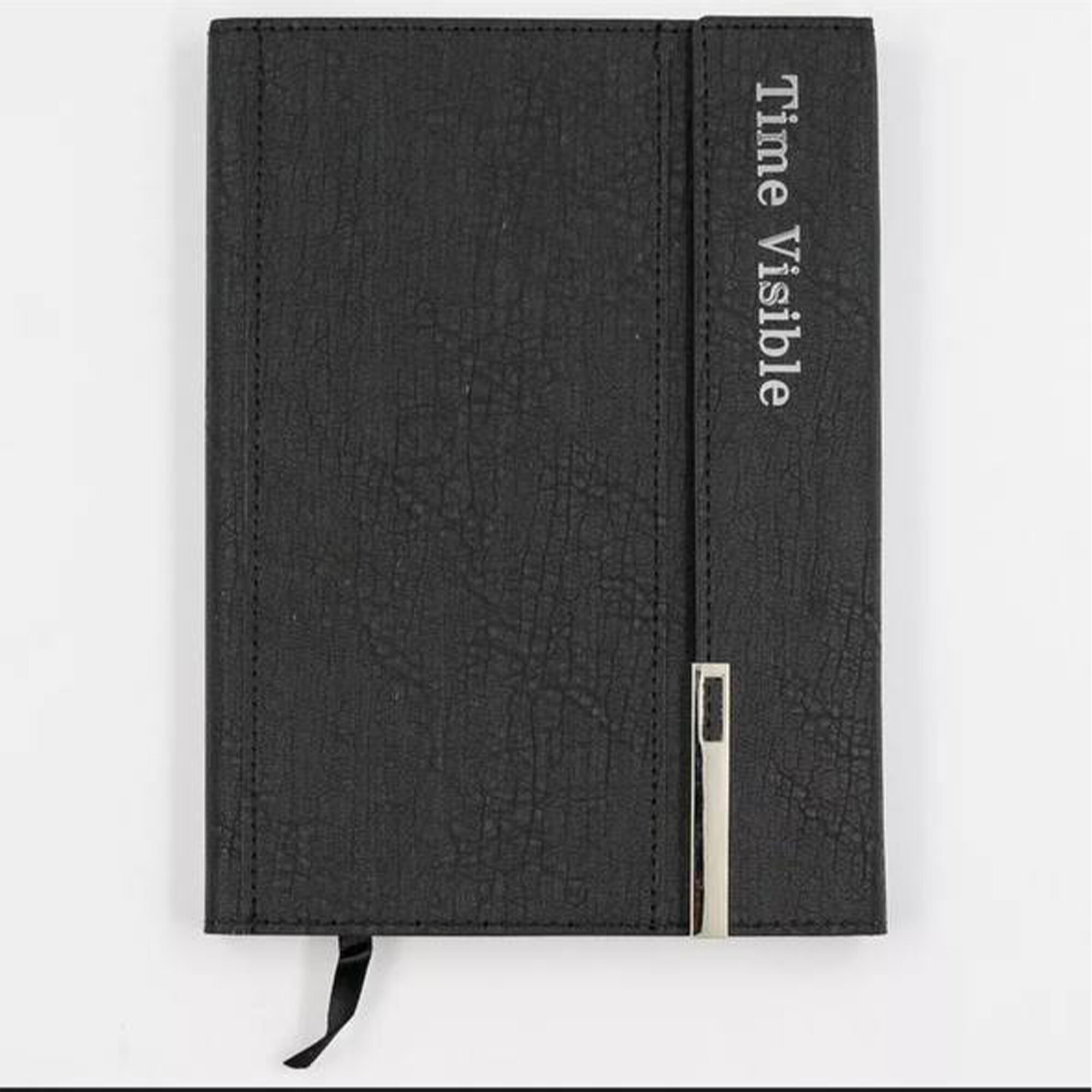 Блокнот " TIME VISIBLE ". ХАЙ-ТЕК отлично смотрится в дизайне. Черный