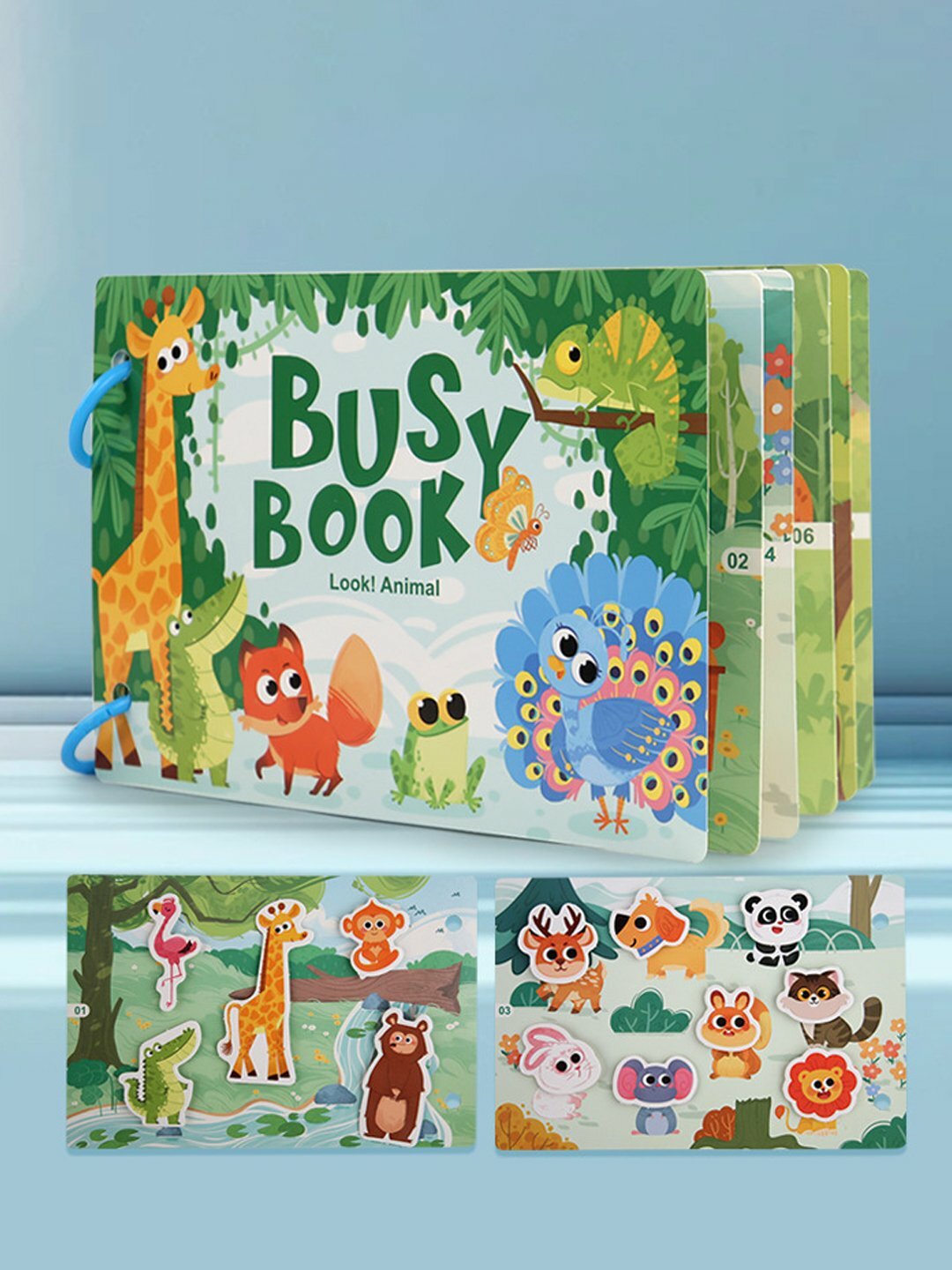 Развивающая книжка и алфавит для детей Busybook, Монтессори на липучках, дикие животные, домашные животные , подводный мир, мир динозавров всё это в этой серии развивающий Busybook книжки