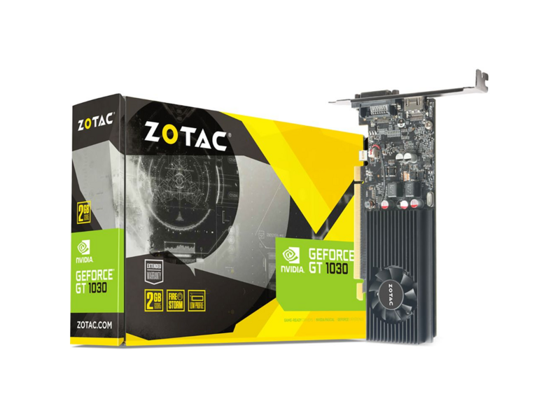 Видеокарта GeForce GT 1030 2Gb LP 2GB GDDR5 (ZT-P10300A-10L)