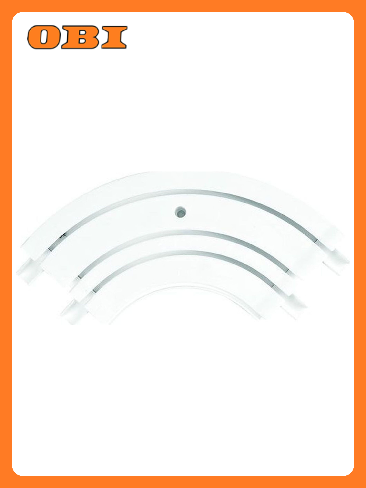 Эркер внутренний Legrand  для карниза  3 ряда  белый  пластик  1 шт