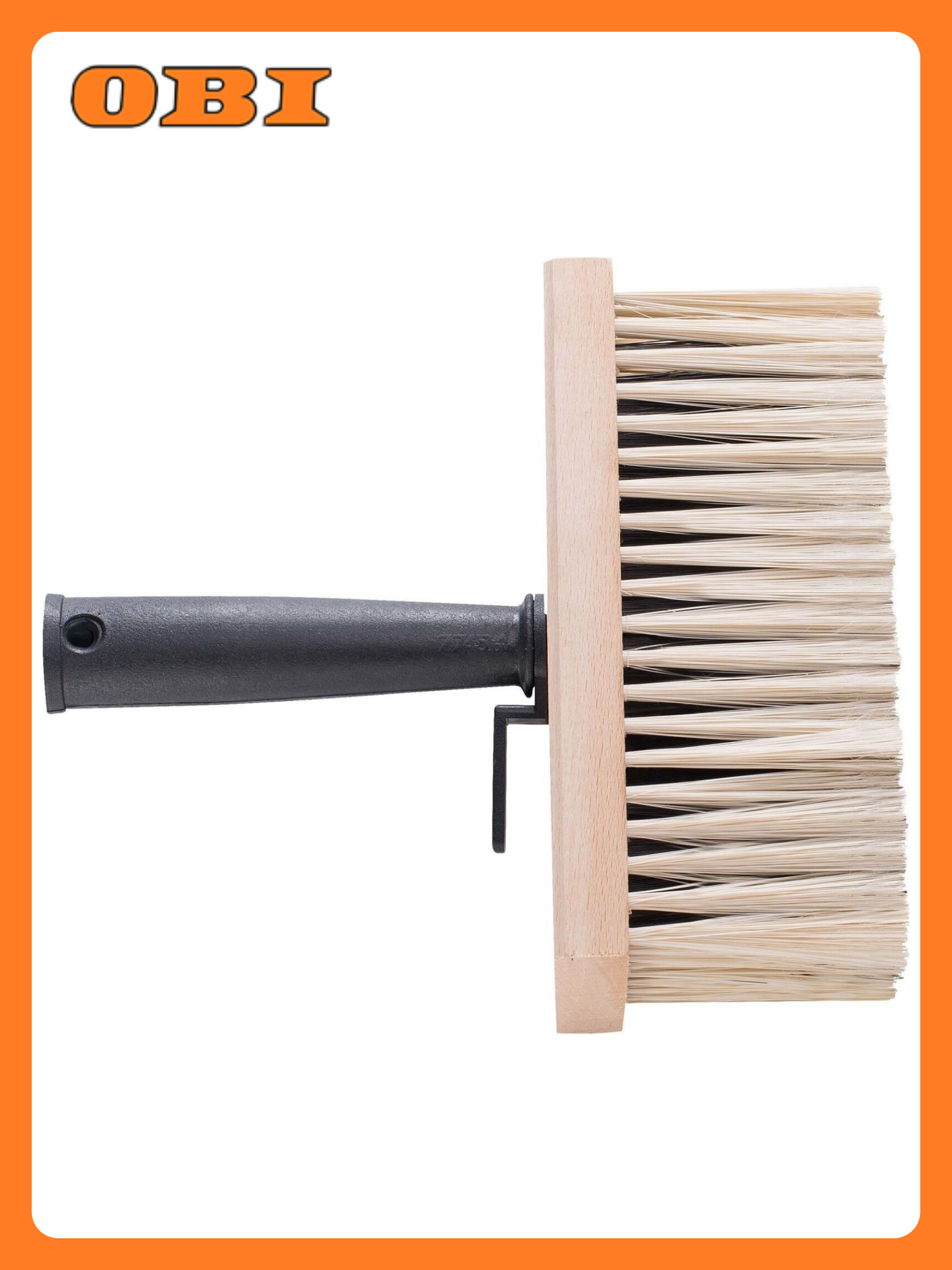 Кисть макловица Hardy Working Tools прямоугольная деревянная 170x70 мм