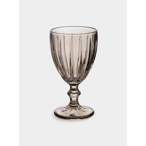 Бокал-кубок для вина 300 мл стекло Р коричневый Vivaldi 1049₽