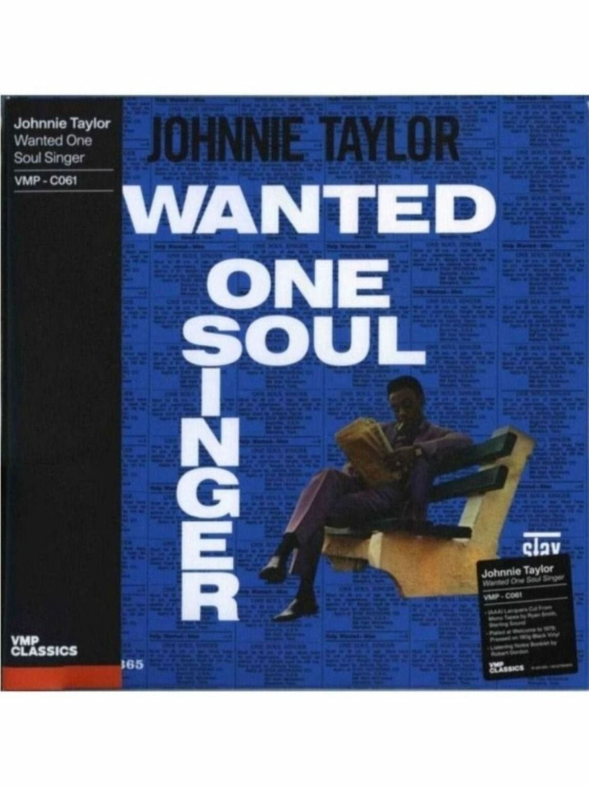 Виниловая Пластинка Johnnie Taylor - Wanted One Soul Singer Пластинки, LP, Club Edition, Mono Новый,