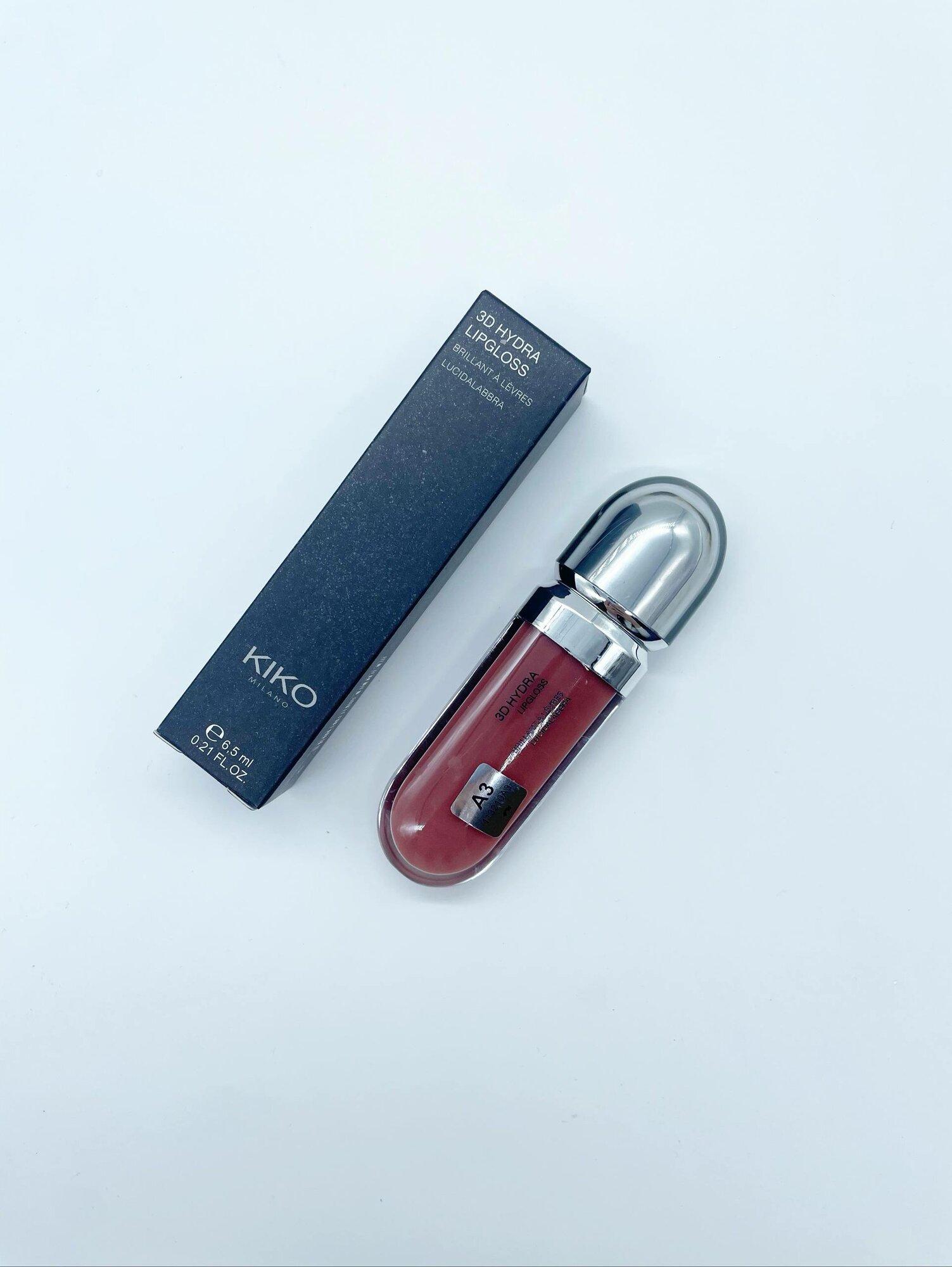 Помада блеск для губ, смягчающий и сияющий, с эффектом 3D, KIKO A5