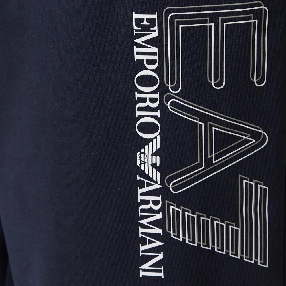 Брюки EA7 EMPORIO ARMANI, размер S, синий — фото 1