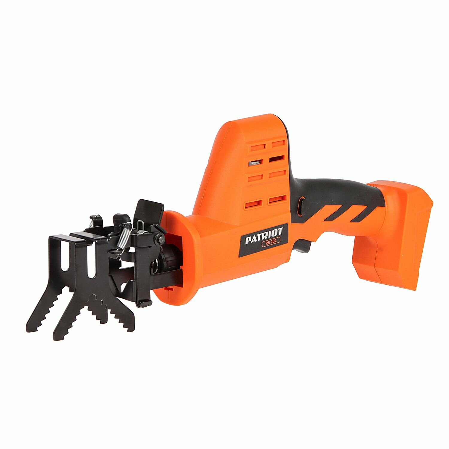 Пила сабельная PATRIOT аккумуляторная, 2700 ходов в минуту, пропил дерева 80 мм, пропил металла 7 мм (RS202)