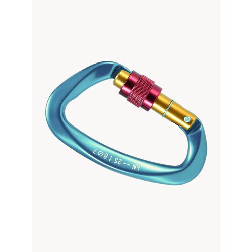 Карабин альпинистский с муфтой, D-образной формы пряжкой D-образный карабин