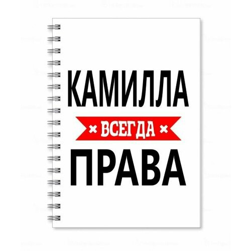 Тетрадь MIGOM принт А4 Камилла всегда права кружка камилла всегда права с днём рождения пожелания