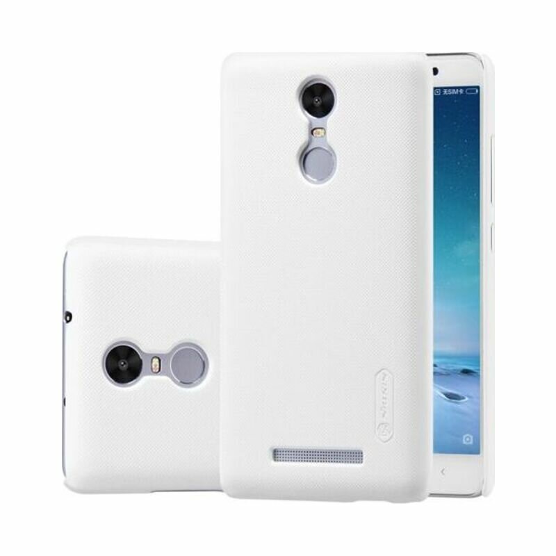 Пластиковый чехол для Xiaomi Redmi Note 3 белый (Nillkin)