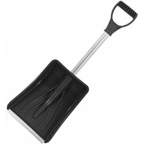 Павловская заря лопата автомобильная полипропилен с алюминиевым черенком 365х250мм