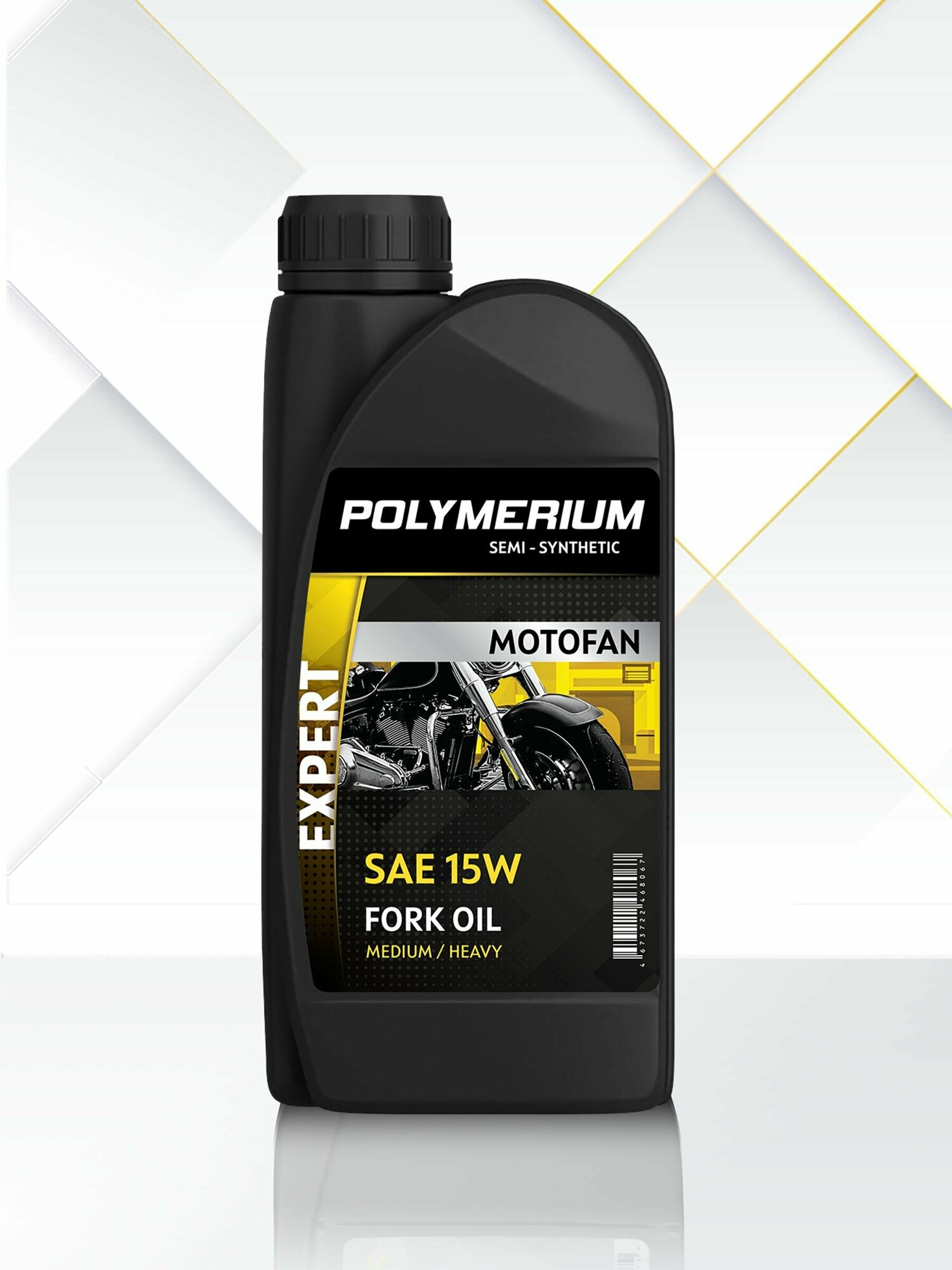 Гидравлическое масло MOTOFAN FORK OIL EXPERT MEDIUM/HEAVY 15W POLYMERIUM 1 литр