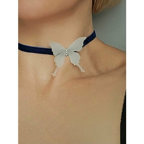 Чокер Verba кристалл длина 30 см синий 900₽