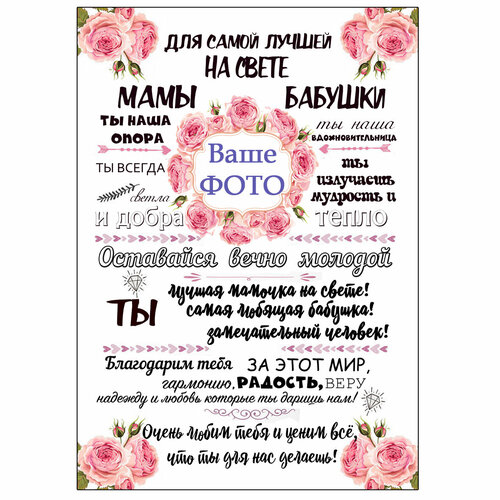 Картина на холсте с вашей фотографией 