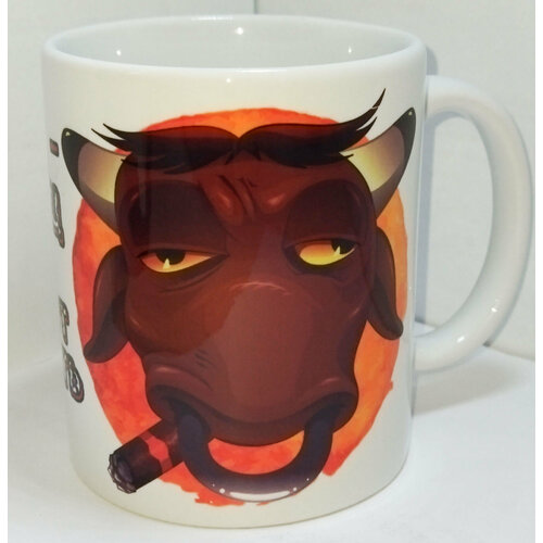 Кружка с принтом Телец