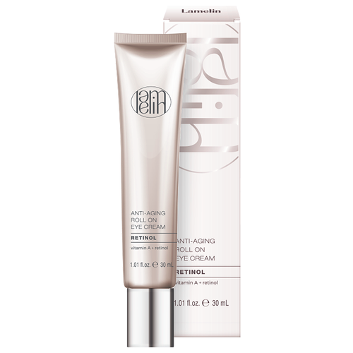 Антивозрастной крем для век с ретинолом Lamelin Retinol Anti-Aging Roll-On Eye Cream 30 мл pretty skin антивозрастной крем роллер для век с ретинолом wrinkle eraser roll on eye cream retinol