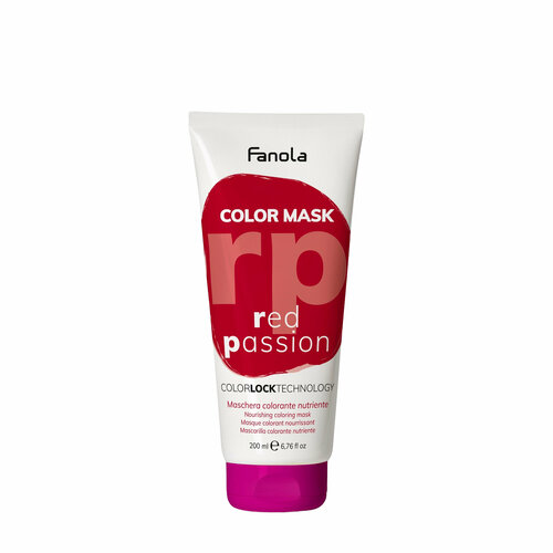 Fanola Оттеночная маска для волос Color Mask, оттенок красный 200 мл fanola оттеночная маска для волос color mask оттенок голубой 30 мл