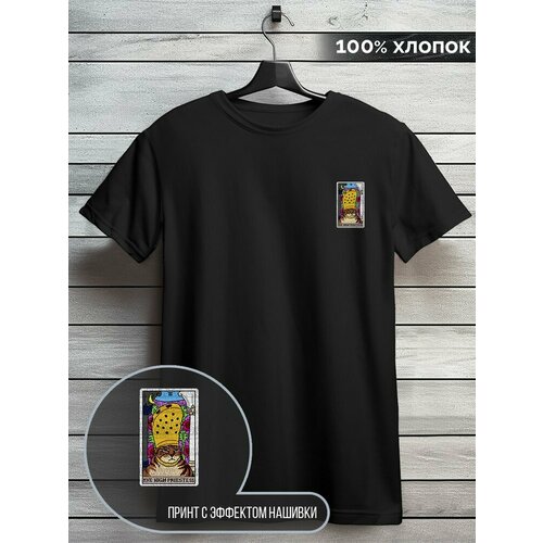 фото Футболка hypnotica, размер m, черный