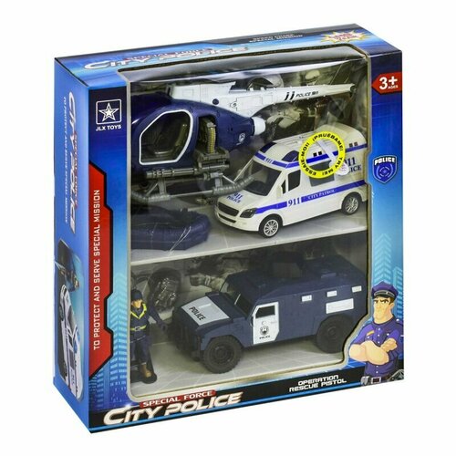 Полицейский набор с функцией Try Me City Police подарочный набор love 22 2 х 5 х 18 5 см