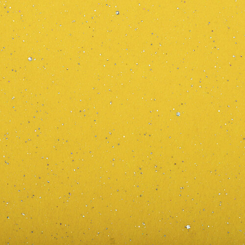 Фетр BLITZ FSH13-30/45 декоративный 1.3 мм 30 см х 45 см +- 2 см N121 блестки/желтый