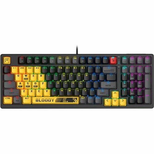 Клавиатура A4TECH Bloody S98 желтыйсерый SPORTS LIME 649500₽