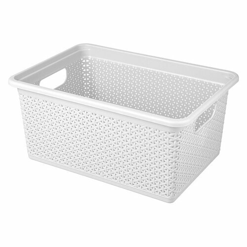 Корзина универсальная 15,0 л Wenge прямоугольная 398х273х172 мм светло-серый