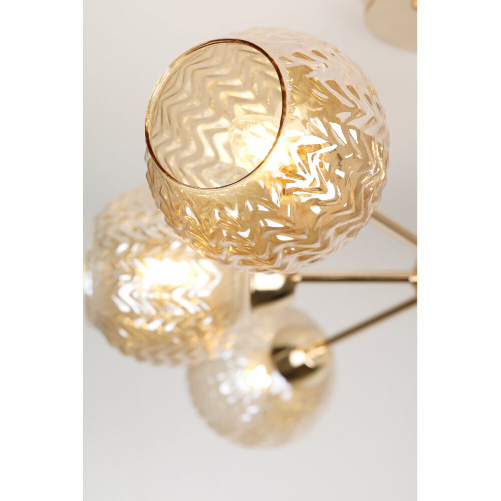 Люстра на штанге Rivoli Heidi 3106-306 (Б0051263) - фото №4