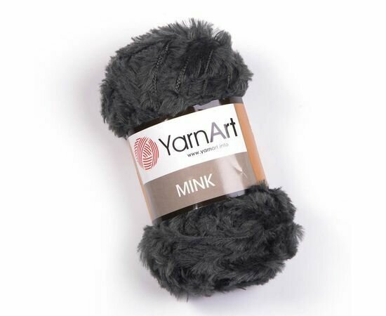 Пряжа меховая YarnArt Mink (Ярнарт Минк) 1 шт цвет 343, Нитки для вязания под мех, 50г, 75м, 100% полиамид, искусственный мех