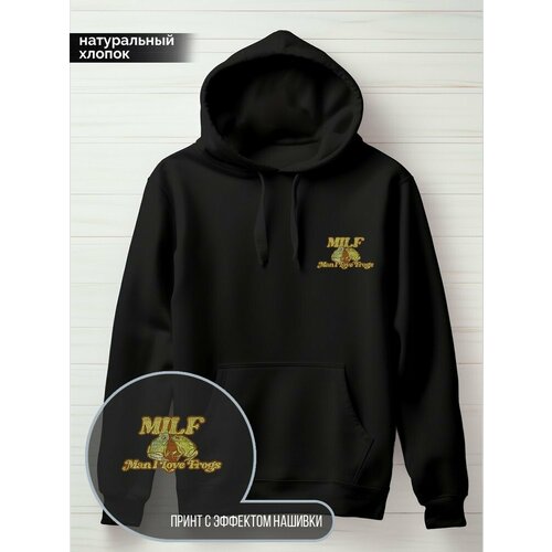 фото Худи hypnotica, размер m, черный