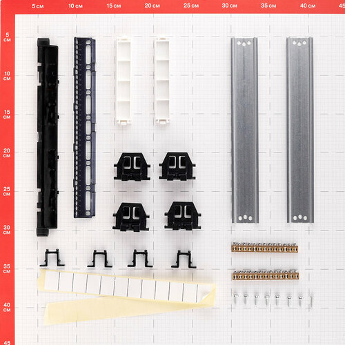 Щит распределительный навесной Tekfor ЩРН-П пластиковый IP41 385х290х102 мм 24 модуля прозрачная дверь