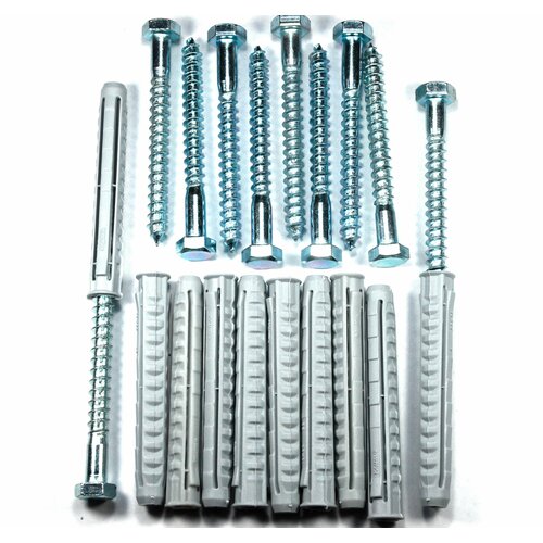 Набор дюбелей 10х60 с глухарем 560₽