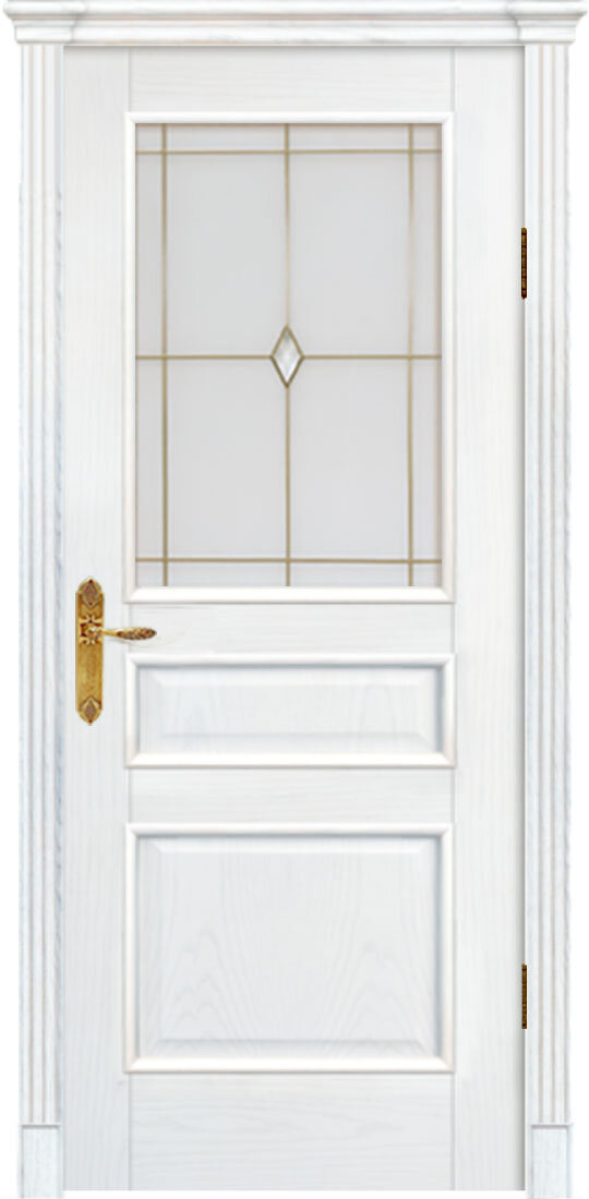 фото Дариано Межкомнатная дверь Дариано Чикаго витраж Моно ясень