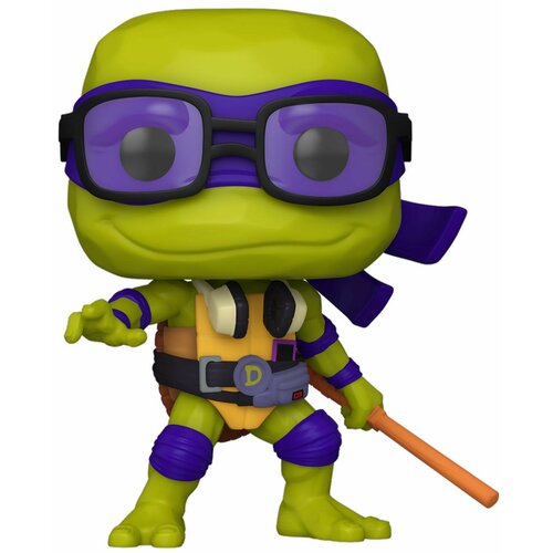 фигурка funko pop movies tmnt mutant mayhem donatello 1394 72335 Фигурка Funko POP! Movies: Донателло (Donatello) Черепашки-ниндзя: Погром мутантов (TMNT Mutant Mayhem) ((1394) 72335) 9,5 см