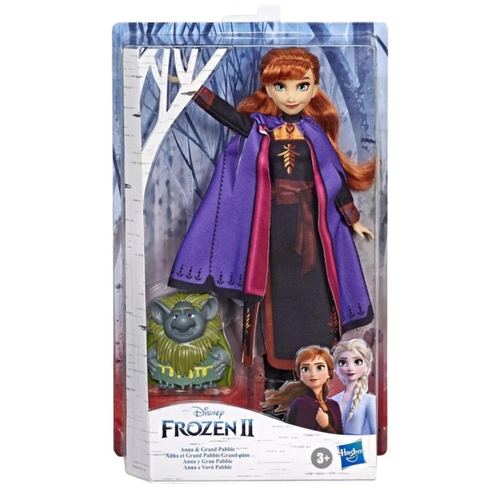 Disney Кукла Frozen 2 Холодное сердце Анна с троллем фигурка hasbro холодное сердце 2 анна 17 см