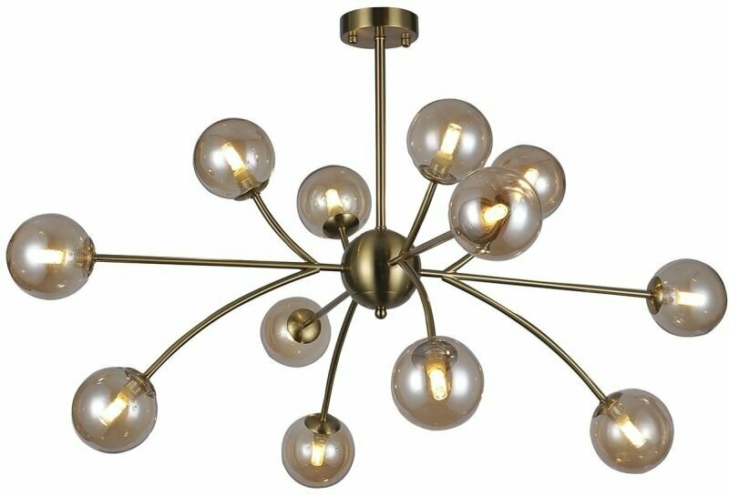 фото Люстра на штанге Escada Infinity 10164/12PL Copper