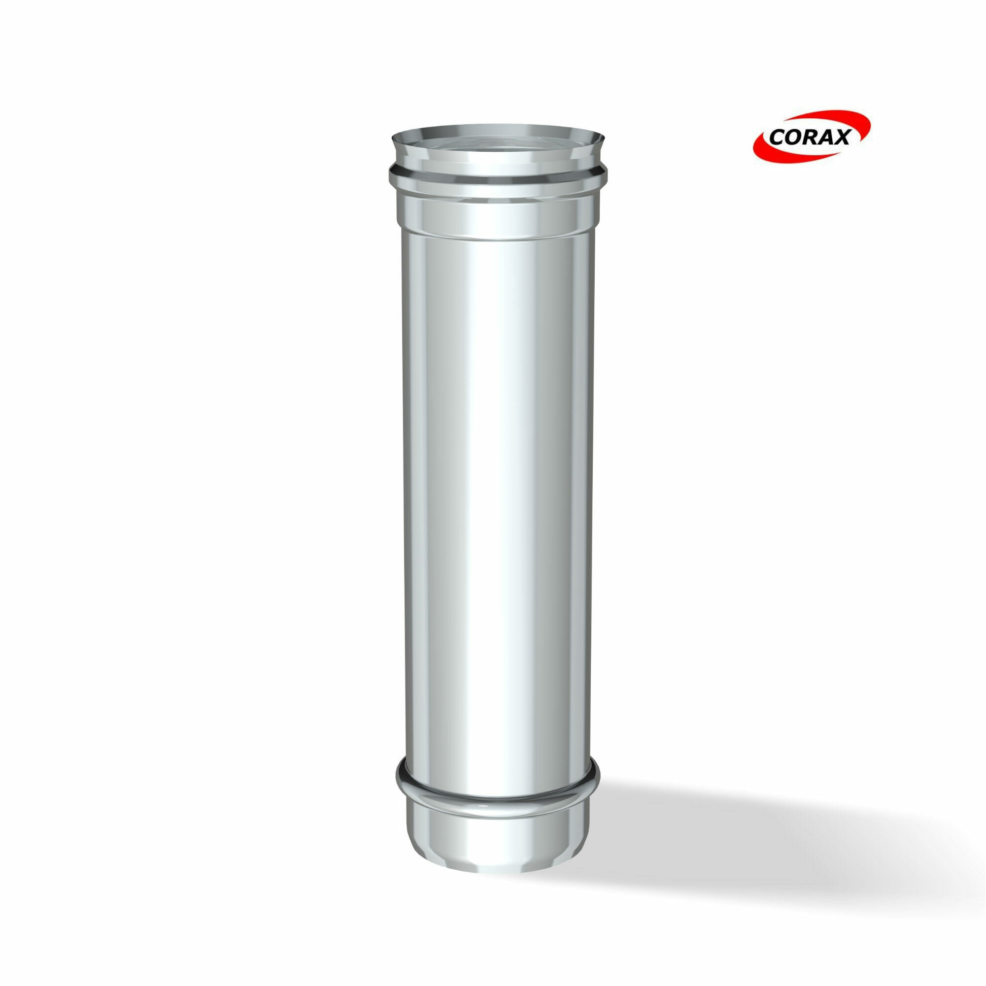 фото Дымоход (нерж. сталь 0,5мм) L=0,5м Ф80