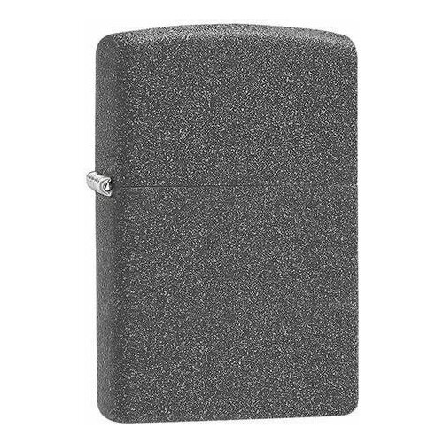 Зажигалка ZIPPO Classic с покрытием Iron Stone™, латунь/сталь, серая, матовая, 38x13x57 мм